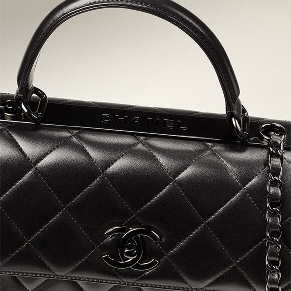 Chanel Trendy CC Small So Black Lambskin - Picture 5 of 5